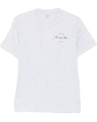 Sporty & Rich - Logo-Print T-Shirt - Lyst