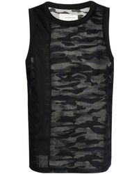 Feng Chen Wang - Camouflage-print Tank Top - Lyst