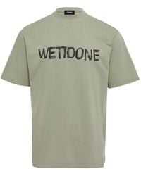 we11done - Logo T-Shirt - Lyst