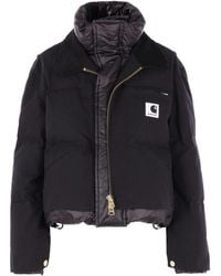 Sacai - X Carhartt Wip Corduroy-Collar Logo-Patch Jacket - Lyst
