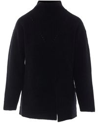 Alpha Studio - High-Neck Sweater - Lyst