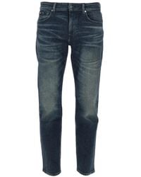 BOSS - Faded Whiskered Jeans - Lyst