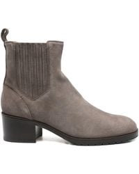 Doucal's - 50Mm Elastic-Panel Suede Boots - Lyst