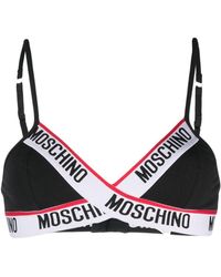 Moschino - Soutien-gorge à logo imprimé - Lyst