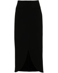 Courreges - Ellipse Tailored Maxi Skirt - Lyst