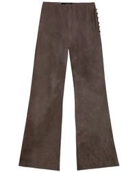 Cortana - Poline Side-Button Palazzo Pants - Lyst