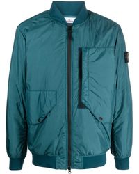 Stone Island - 40923 Garment Dyed Crinkle Reps Recycled Nylon With Primaloft®-tc - Lyst