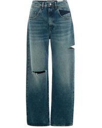 ICON DENIM - Cut-Out Detail Jeans - Lyst
