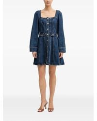 Gestuz - Gzsamia Jeans-Minikleid Mit Knöpfen - Lyst