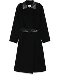 Sandro - Double-Breasted Coat - Lyst
