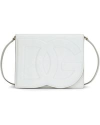 Dolce & Gabbana - Calfskin Dg Logo Bag Crossbody Bag - Lyst