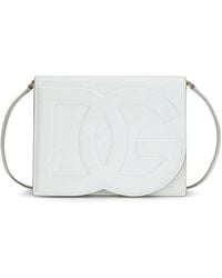 Dolce & Gabbana - Calfskin Dg Logo Bag Crossbody Bag - Lyst