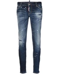 DSquared² - Jeans Met Gerafeld-Effect - Lyst