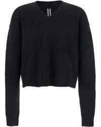 Rick Owens - Trui Met V-Hals - Lyst