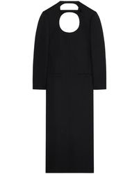 Courreges - Cut-Out Long-Sleeve Maxi Dress - Lyst