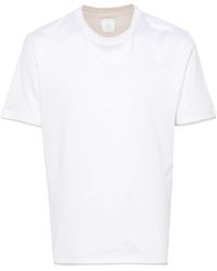 Eleventy - T-Shirt im Layering-Look - Lyst