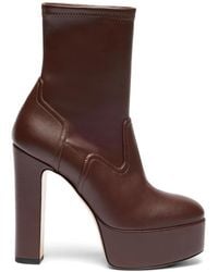 Casadei - Patty Platform Ankle Boots - Lyst