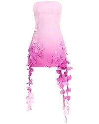 Acler - Sandia Floral-Appliqué Mini Dress - Lyst