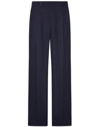 Giorgio Armani - Pleated Oversized Trousers - Lyst