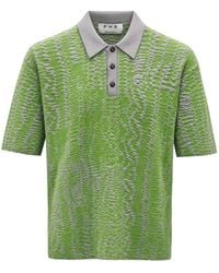 Ph5 - Textured Short-Sleeve Polo Shirt - Lyst