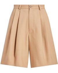 Polo Ralph Lauren - Shorts sartoriali con pieghe - Lyst