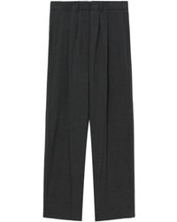 Herskind - Pleated Cropped Trousers - Lyst