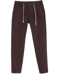 Eleventy - Drawstring-Fastening Pleated Trousers - Lyst
