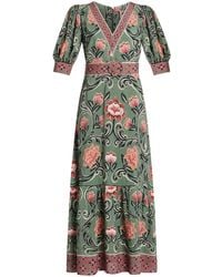 FARM Rio - Abito Lungo A Fiori - Lyst