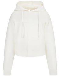 Guess - Logo-Detail Hoodie - Lyst