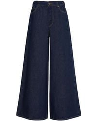 Weekend by Maxmara - Elasticated-Waist Wide-Leg Jeans - Lyst