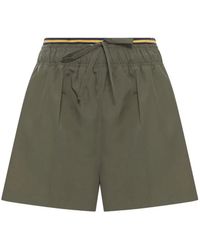 Prada - Drawstring Waistband Shorts - Lyst