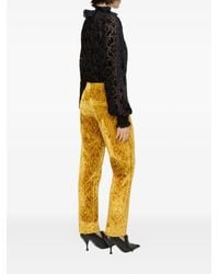 Burberry - Baroque Velvet Tailored Trousers - Lyst