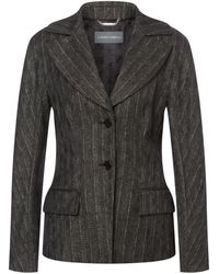 Alberta Ferretti - Pinstriped Single-Breasted Blazer - Lyst