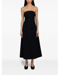 Samsøe & Samsøe - Sahya Strapless Button-Front Dress - Lyst