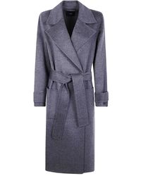 JOSEPH - ベルテッド コート - Lyst