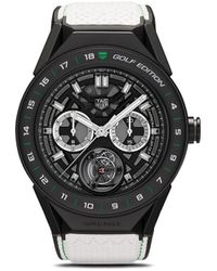 Tag Heuer Reloj Connected Modular Golf de 45mm - Blanco