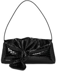 ROTATE BIRGER CHRISTENSEN - Sac Porté Épaule The Drape Bag Croco - Lyst