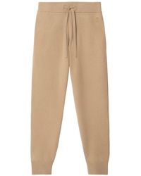 Burberry - Logo-embroidered Track Pants - Lyst