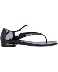 Miu Miu - Mary Jane Sandalen - Lyst