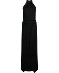Liu Jo - Draped Halter-Neck Dress - Lyst