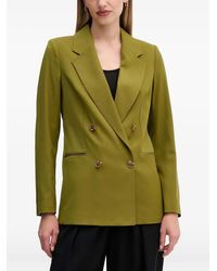 Benetton - Double-Breasted Blazer - Lyst