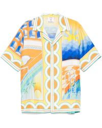CASABLANCA - Camicia Surreal Pool - Lyst