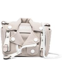 Moschino - Mini Biker Leather Bag - Lyst