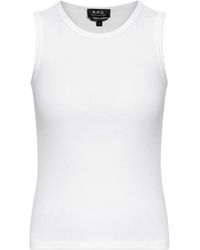 A.P.C. - Crew-Neck Tank Top - Lyst