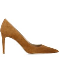 Stuart Weitzman - 90Mm Pointed-Toe Suede Heeled Pumps - Lyst