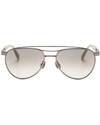 Brunello Cucinelli - Pilot-Frame Sunglasses - Lyst