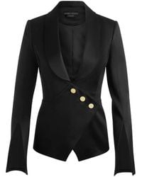Alice + Olivia - Asymmetric Shawl-Lapel Jacket - Lyst