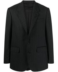 Lardini - Pinstripe-Print Single-Breasted Blazer - Lyst