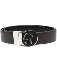 Giorgio Armani - Logo Buckle Belt - Lyst