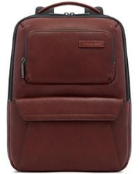 The Bridge - Leather Zip-Pocket Backpack - Lyst